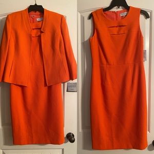 Kasper Two Piece Sheath Dress with Blazer Set- NWT
